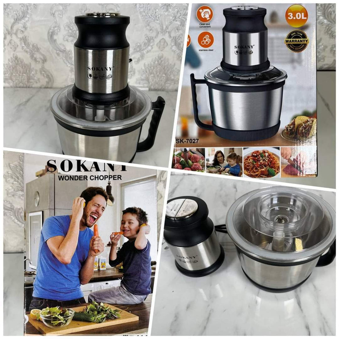 SOKANY SK-7027 MULTI-CUTTER 800W WITH 3LT CONTAINER