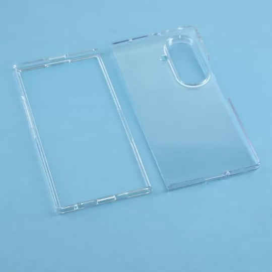 M-X Transparent Shockproof Hard PC Hinge Case for Samsung Galaxy Z Fold 8 Ultra