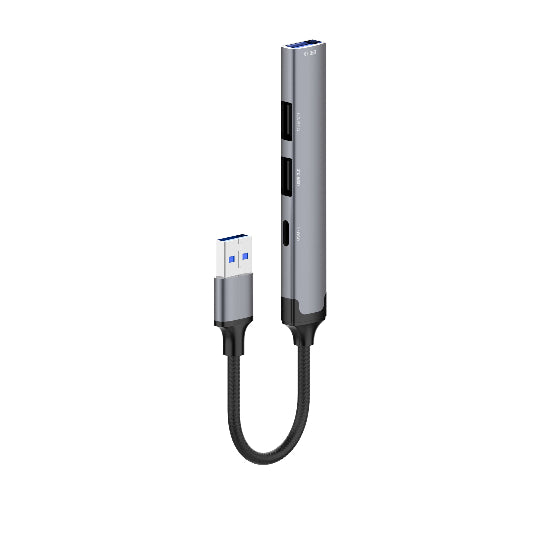 LDNIO DS-44C High Quality 4 in 1 USB Hub 3.0 USB-A with 3 USB-A / USB-C Ports