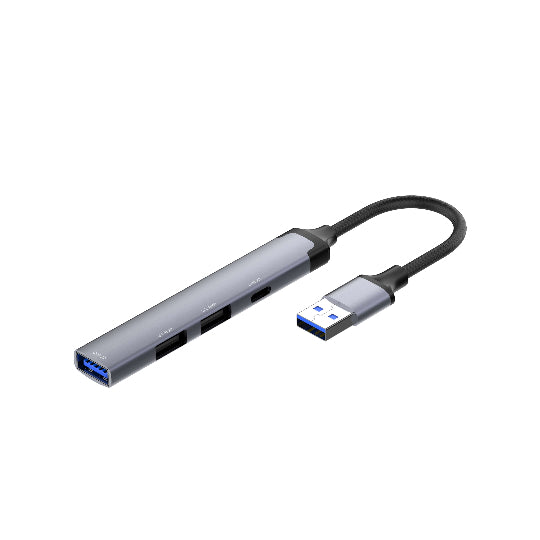 LDNIO DS-44C High Quality 4 in 1 USB Hub 3.0 USB-A with 3 USB-A / USB-C Ports