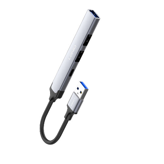 LDNIO DS-44C High Quality 4 in 1 USB Hub 3.0 USB-A with 3 USB-A / USB-C Ports