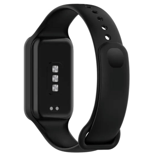 Silicone Watch Strap for Xiaomi Band 8 Active / Redmi Band 2 - Black