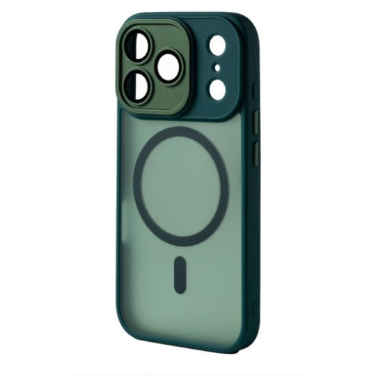 ObaStyle Hybrid Magsafe Case With Camera Lens Protector for Iphone 18 Pro  - Green