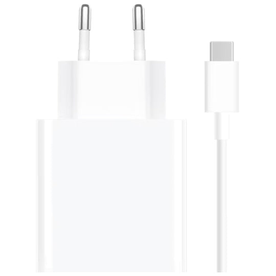 Gerlax 33W Charger with USB-A Port and Cable USB-C Data Cabel White