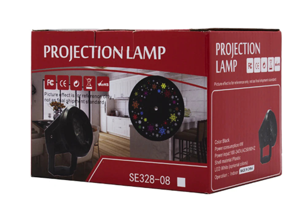 LED Projection Light,LED Rotating Christmas Decorative Ambient Light Projector Lamp