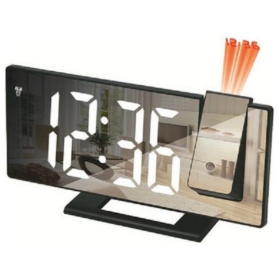 Table Clock LED Digital Mirror DS-3718LW