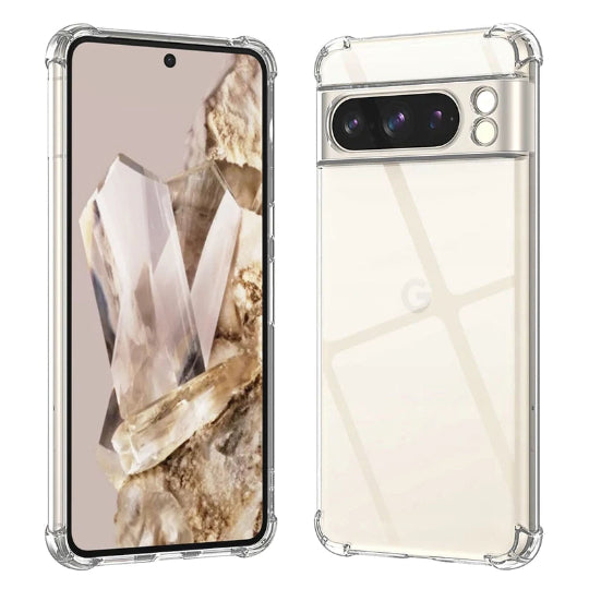 Transparent Silicone Back Case for Google Pixel 8 Pro