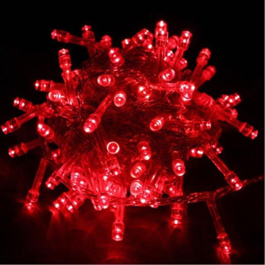 Christmas Led Light 200 LED Red Wire 20M Cabel String Lights (RED)