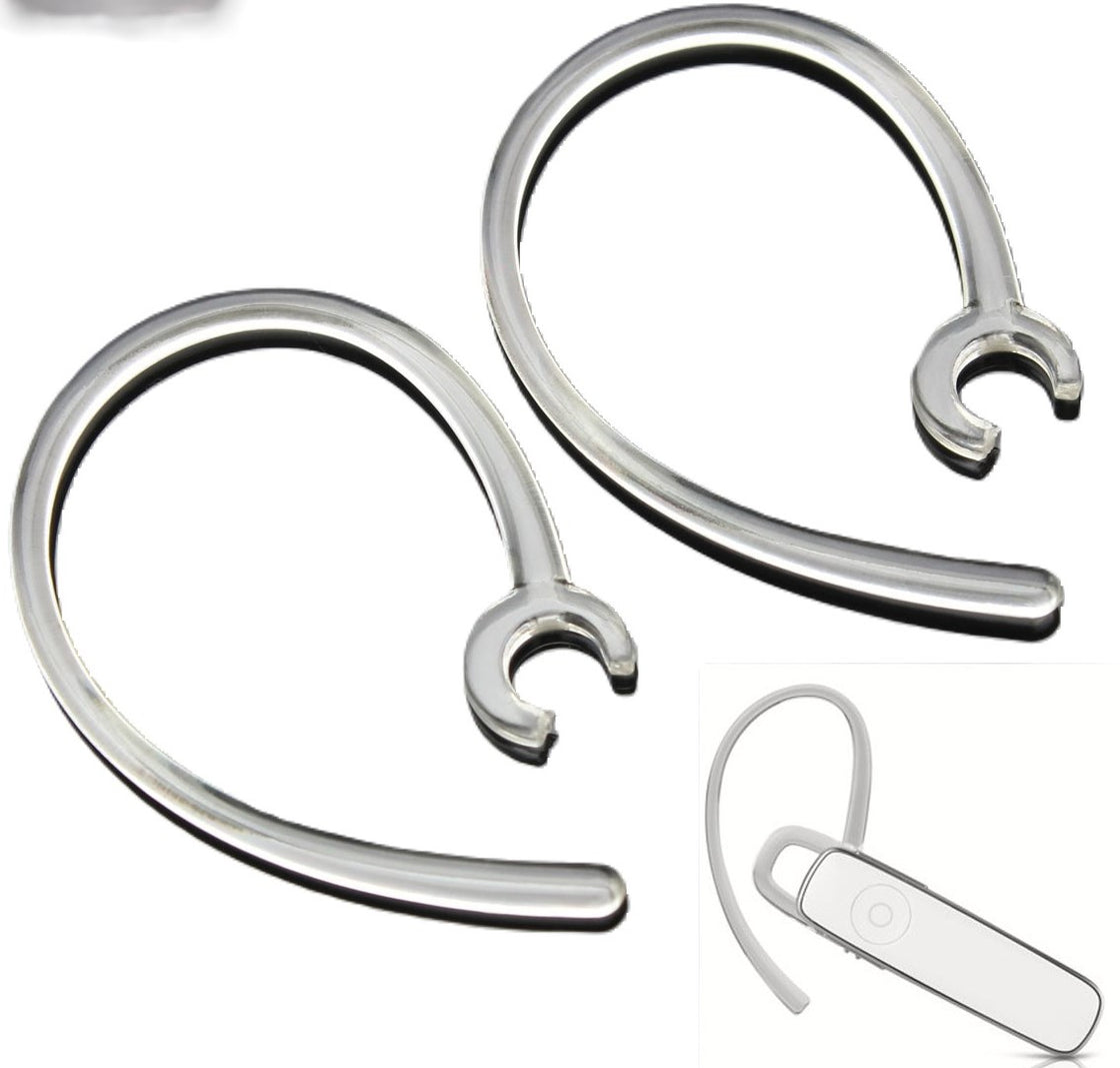 Spare Ear Hook Loop Earloop Clip for Bluetooth Headset 3 Pcs Clear