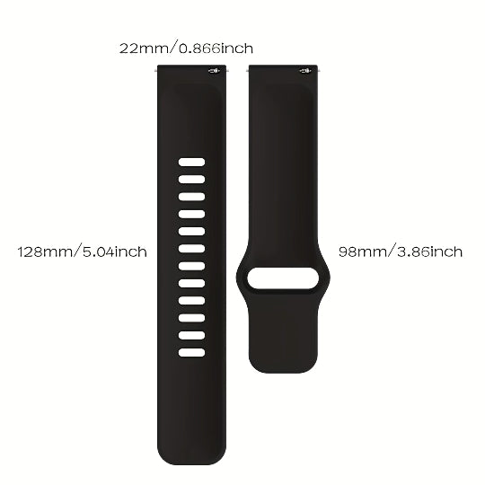 DE Reloj Watch Band Smart Watch Strap (22mm) - For Galaxy Watch 5/5 Pro 4/4 Classic / Watch 3 41mm /Active 2/42mm /Grear S2/Sport/Huawei GT/2/2e/Pro 42mm/Amazfit Bip-U-S / GTR 42mm / GTS/GTS2/2 mini/3