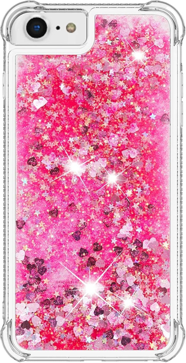 Glitter Case Protective Compatible Back Cover For Iphone 7 / 8