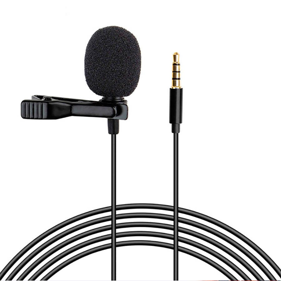 Lavalier Microphone minijack 3,5mm Cable 3m JH-043 