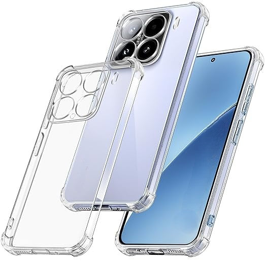 Fashion Case TPU Silicone Back Cover For Xiaomi 15 (Clear)