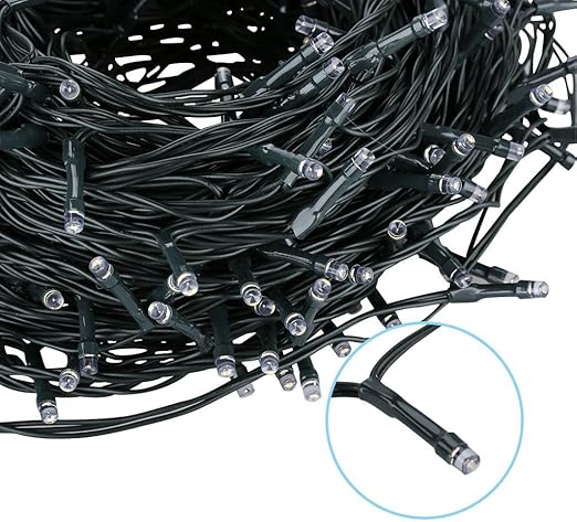 Christmas Led Light 300 LED Green Wire 30M Cabel String Lights (Blue)