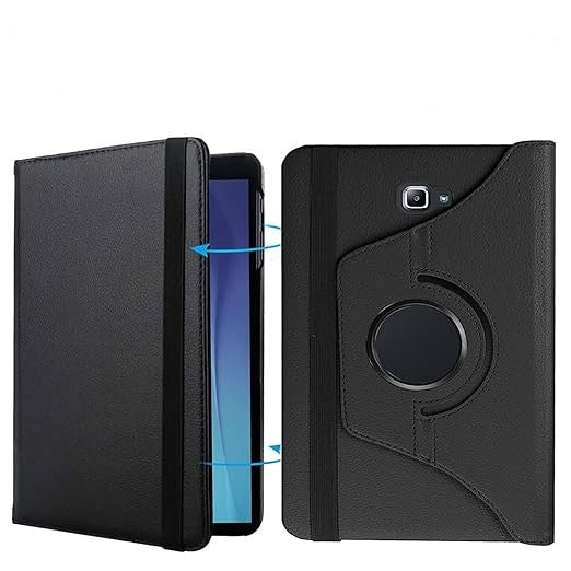 360° Rotating Stand Protective Tablet Book Cover Case For Samsung Galaxy Tab A 10.1" (2016) SM-T580 / T585 / T587