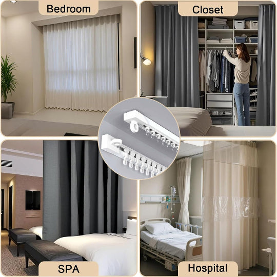 Snap Lock Curtain Button Cornice Ring 30pcs