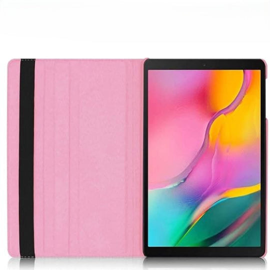 Smart Book Case 360° Rotating Stand Case for Samsung Galaxy Tab A7 10.4" SM-T500 / T505 / T507 Rose Gold