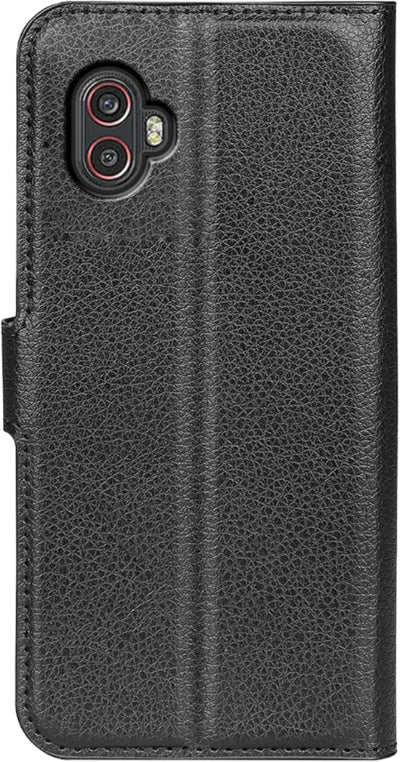 Cases Mobile Phone Book Cover Case For Sam-Galaxy Xcover 6 PRO 5G (Black)