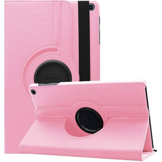 Smart Book Case 360° Rotating Stand Case for Samsung Galaxy Tab A7 10.4" SM-T500 / T505 / T507 Rose Gold