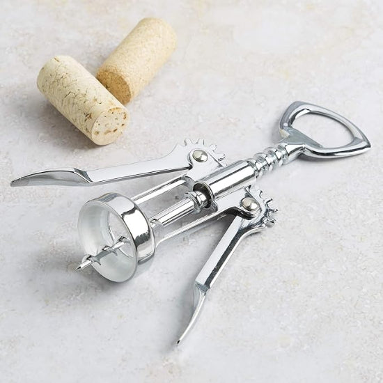 Cooking Light Wing Corkscrew Premium Stainless Steel Wine, Professional and Portable Bottle Opener