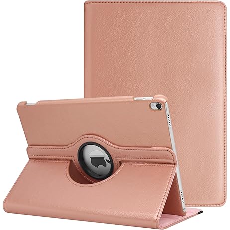 Premium Quality Book Cover Case 360 Degree Rotating Stand Protective Cover  For iPad Air 2019/ipad pro 2017/ipad pro 10.5 Inch