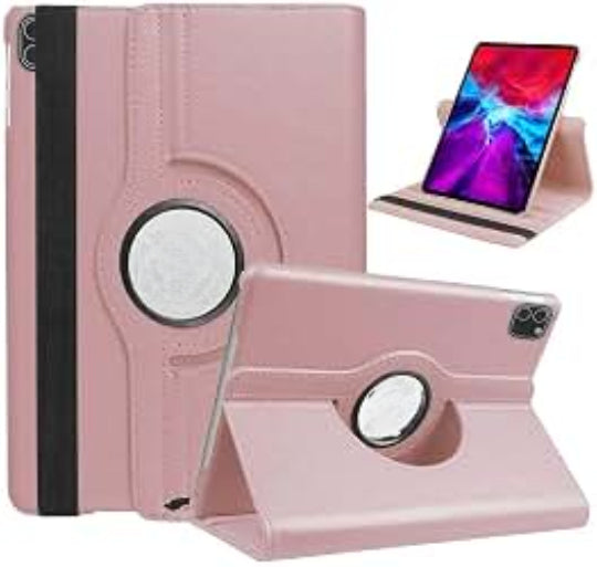 Smart Book Case 360° Rotating Stand Book Cover for ipad Air 13 Inch 2026/2025/2024/M4/M3/M2 Rose Gold