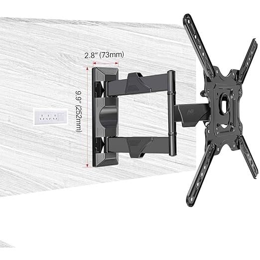 FD-L400 6 Way Swivel Tilt TV Wall Mount for LCD/LED TV's from 32" to 55" Inch 