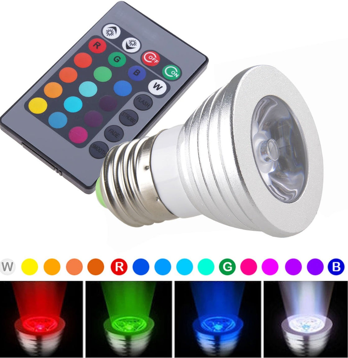 RGB REMOTE CONTROL LED COLORFUL LAMP