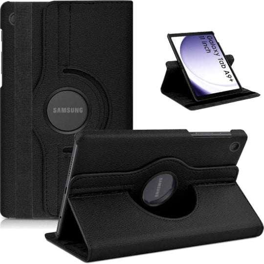 Smart Book Case 360° Rotating Stand Protective Cover For Samsung Galaxy Tab A8 (10.5") Black