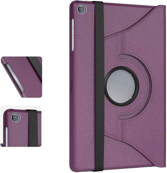Smart Book Case 360° Rotating Case for Samsung Galaxy Tab A 10.1 2019 SM-T510/T515 - Purple