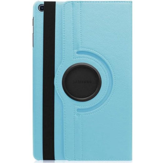 Smart Book Case 360° Rotating Stand Case for Samsung Galaxy Tab A7 10.4" SM-T500 / T505 / T507 Turquoise