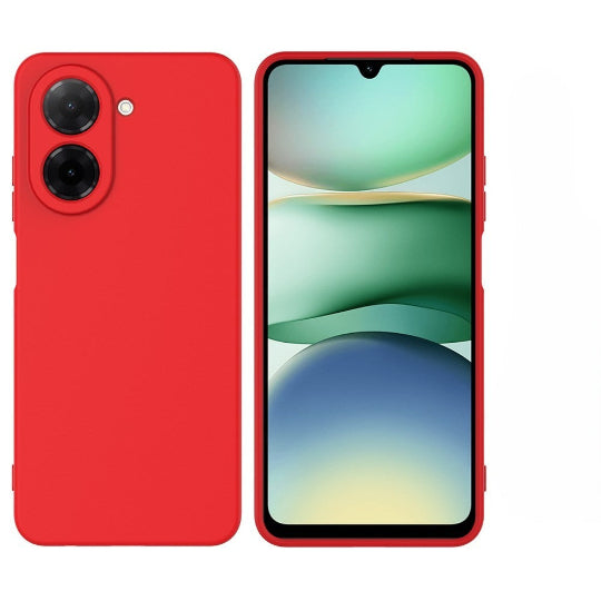 Premium Silicone Back Cover Case for Redmi A5 / Poco C71