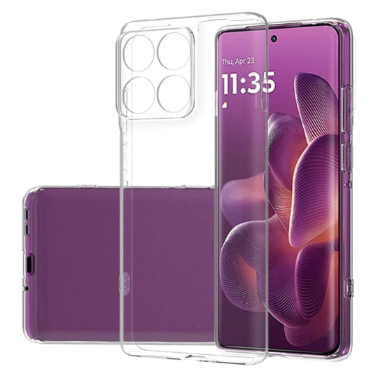 Tpu Silicone Back Cover Case for Moto Edge 60 Pro 5G Clear