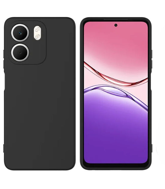 Siipro Silicone Case for Oppo A5X 4G/5G (Black)