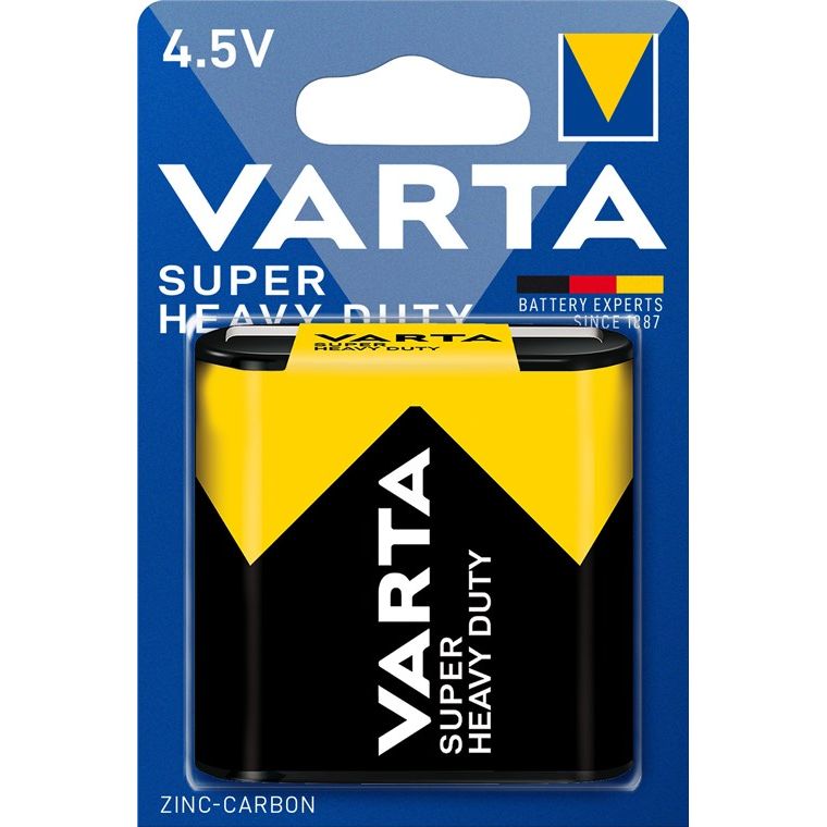 VARTA Super Heavy Duty 4.5V 3R12P Battery