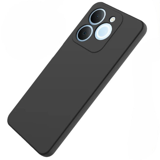 TPU Premium Silicone Back Cover Case For Realme Note 70T (Black)