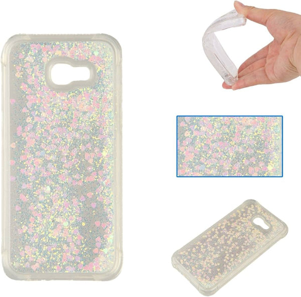 Glitter Case Protective Compatible Back Cover For Samsung A8 Plus 2018 / A5 Plus 2018