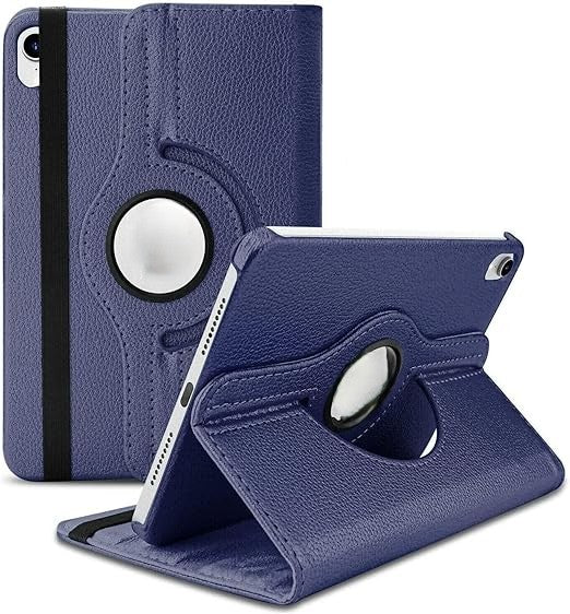 360° rotatable case Premium Book Cover for iPad Mini 6 2021 6th Generation 8.3" (Dark Blue)