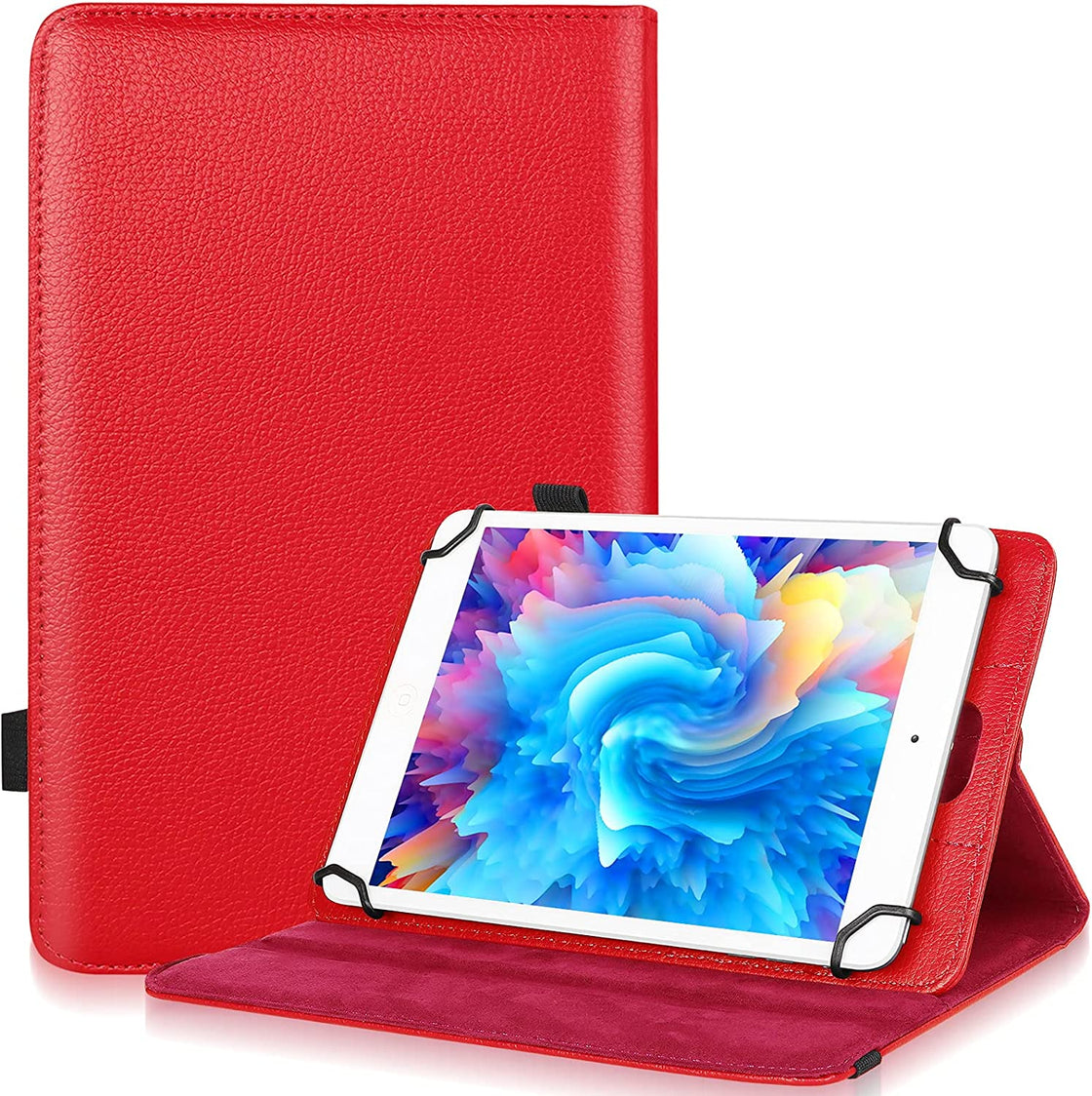 Universal Premium Case for Tablet 7-8 inches Red 