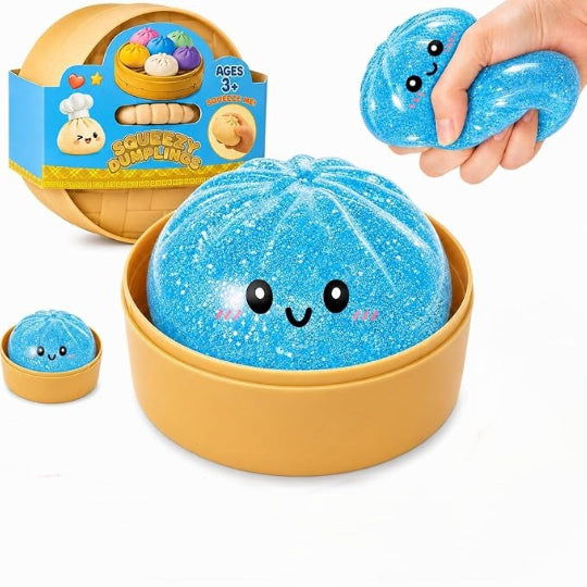 Glitter Squishy Dumpling Toy Bao Bun Dim Mystery