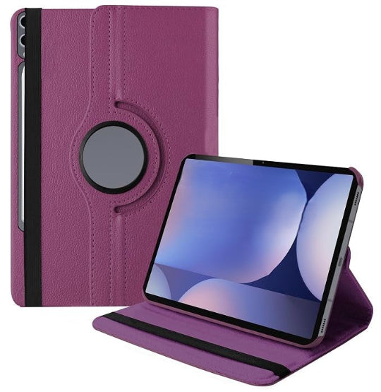 Smart Case 360° Rotating Stand Book Cover For Samsung Galaxy Tab S9 FE 10.9" Purple