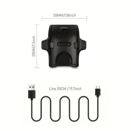 USB Charging Cable Cradle Dock Charger Suit for Honor Band 5 4 3 2, for Hua-wei Band 3/3Pro/4Pro B19 B29