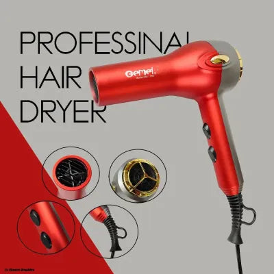 Gemei Professional Hair Dryer 2000W GM-1786 