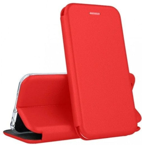 Premium Magnet Book Cover Case for Samsung Galaxy A54 (Red)