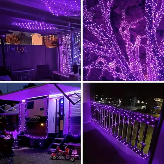 Christmas Led Light 300 LED Green Wire 30M Cabel String Lights (Rose)