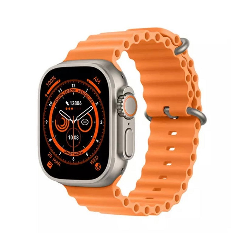 Z87 Ultra 2 49mm NFC Smartwatch with Oscilloscope (with 3 Straps) - Orange