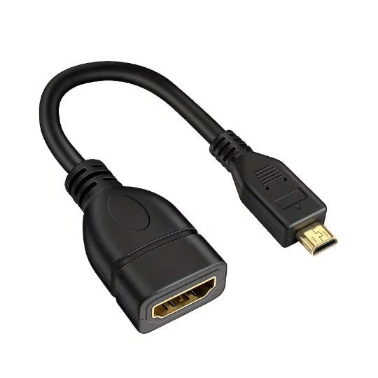 Micro HDTV to HDTV Female Extension Cable.