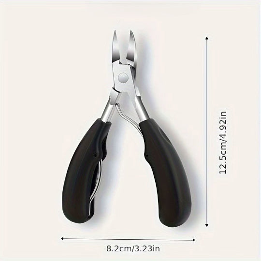Professional Stainless Steel Nail Clippers for Both Men And Women, Black