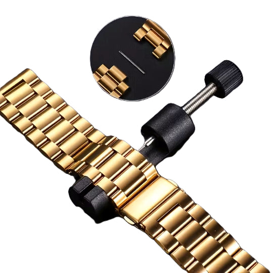 Watch Repair Tool, Adjustable Metal Watch Band Link - Repair Tool, Watch Additions, Black