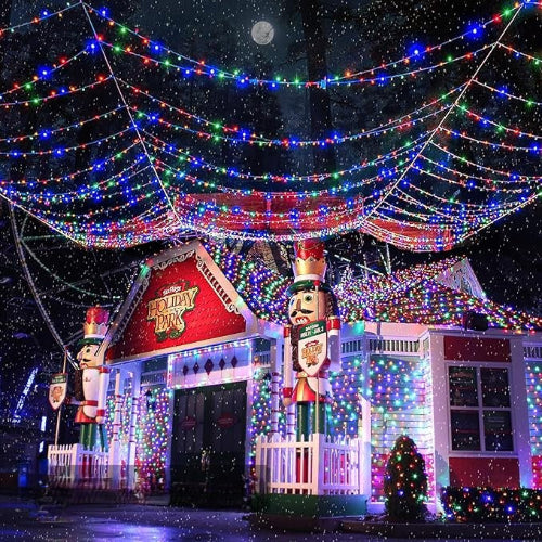 Christmas Led Light 100 LED Clear Wire 10M Cabel String Lights (MultiColor)